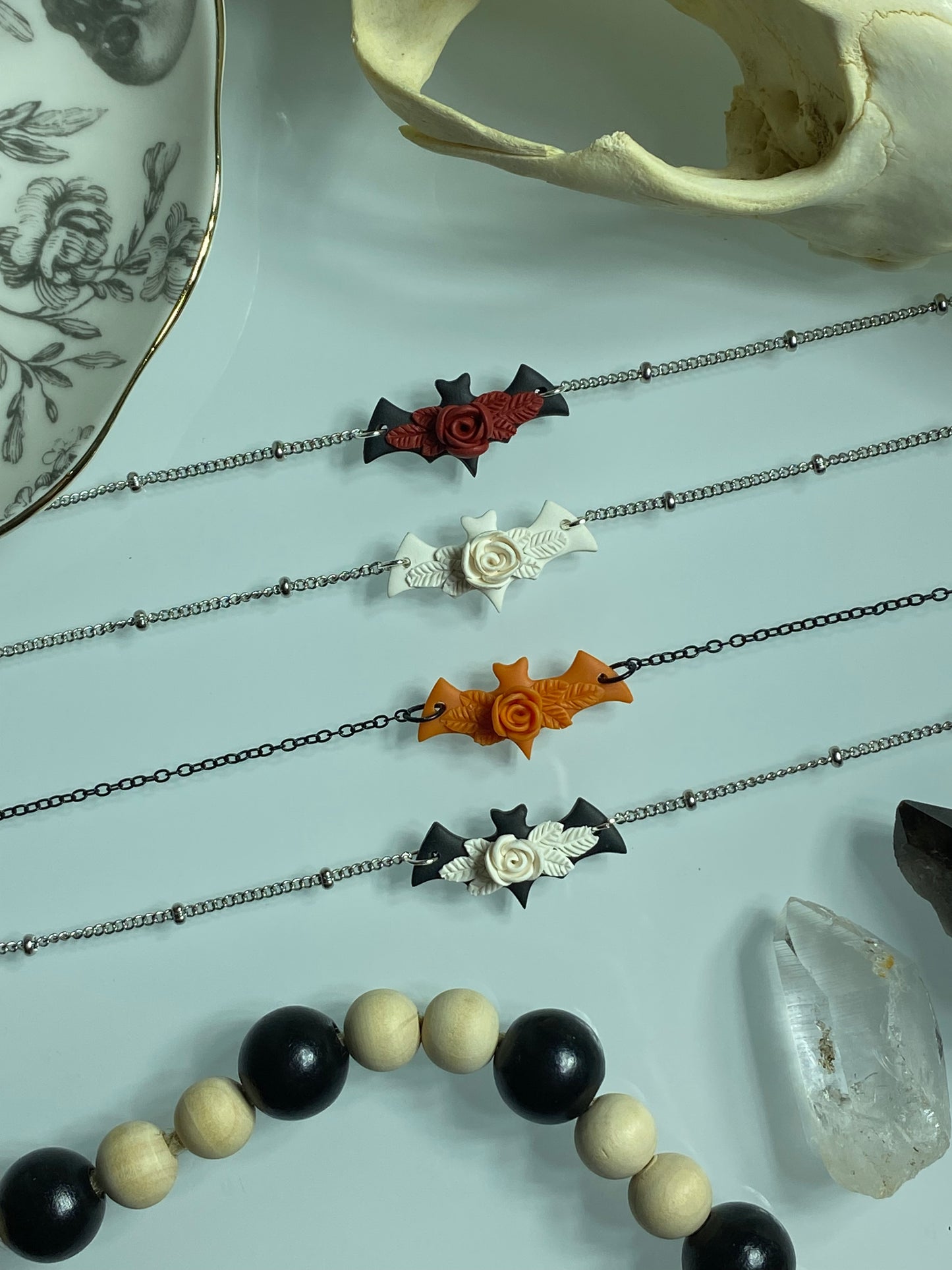 Floral Bat Choker