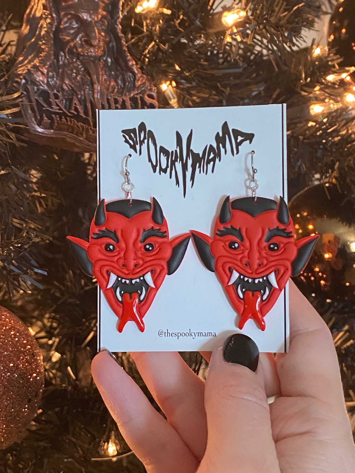 Red Devil Earrings