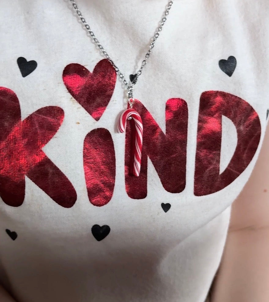 Candy Cane Earrings and Necklace