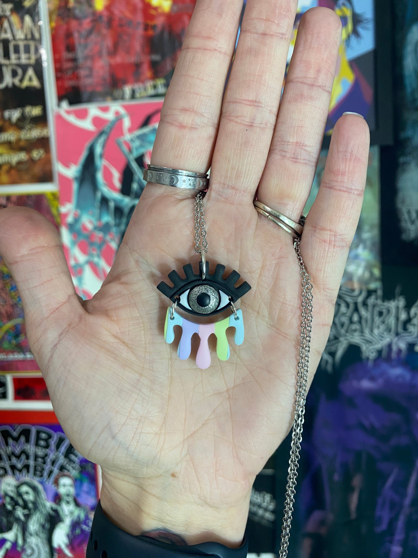 Crying Rainbow Necklace
