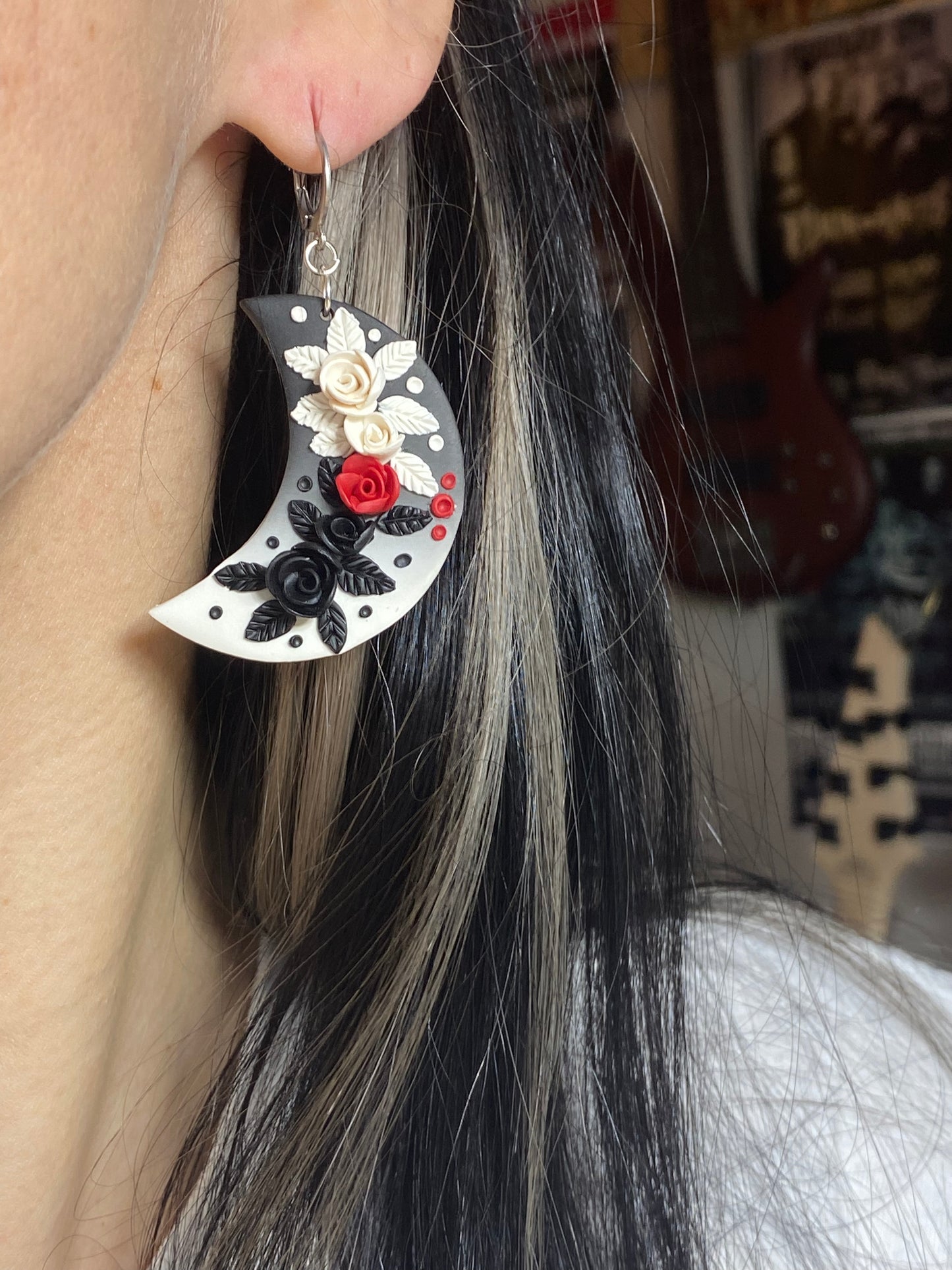 Blood Moon Earrings