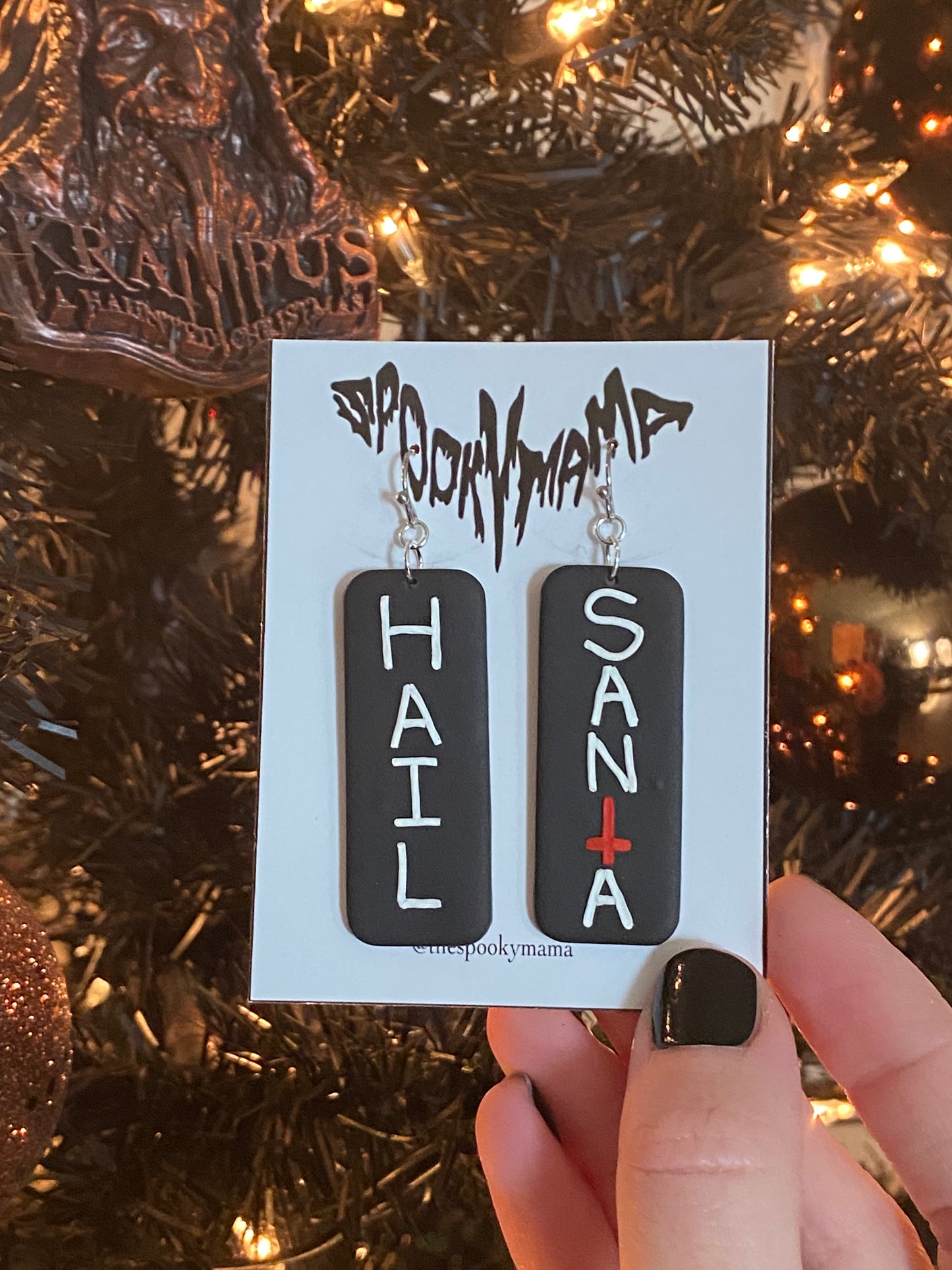 Hail Santa Earrings
