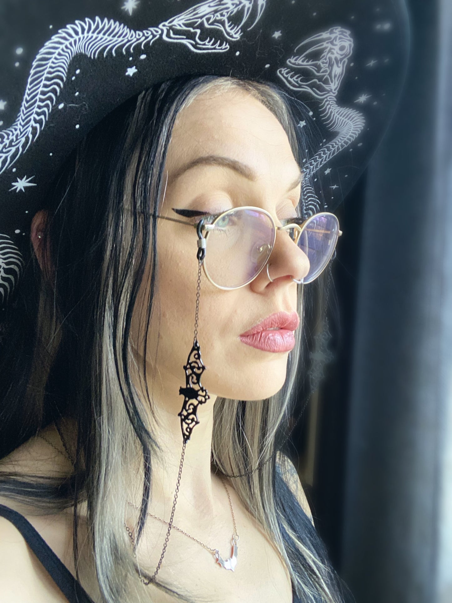 Bat Glasses Chain