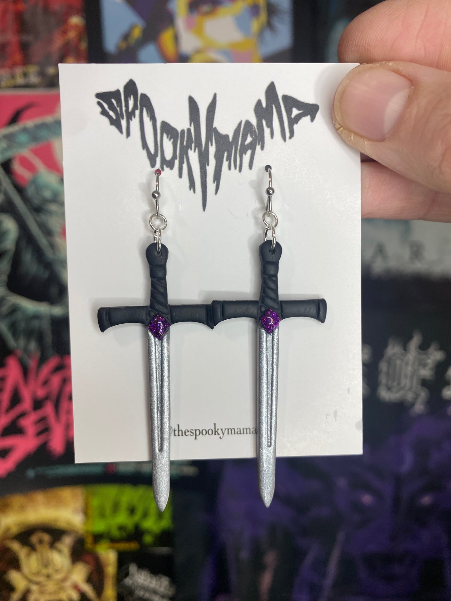 Sword Earrings