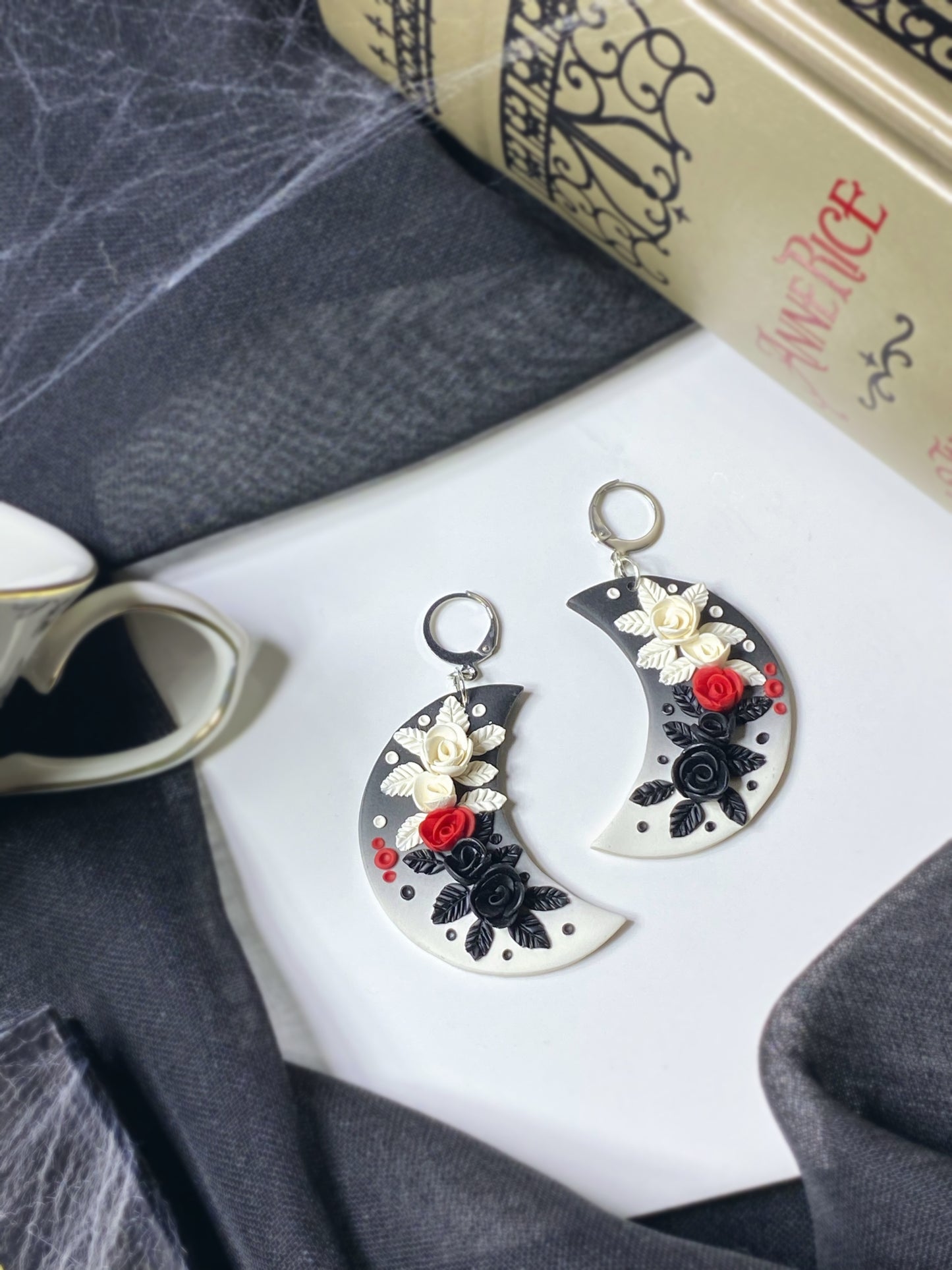 Blood Moon Earrings