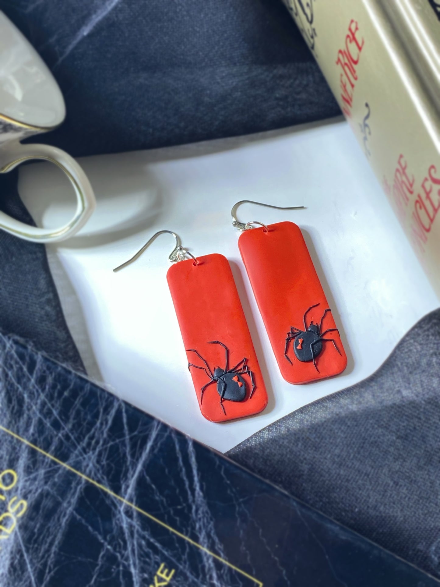 Black Widow Earrings