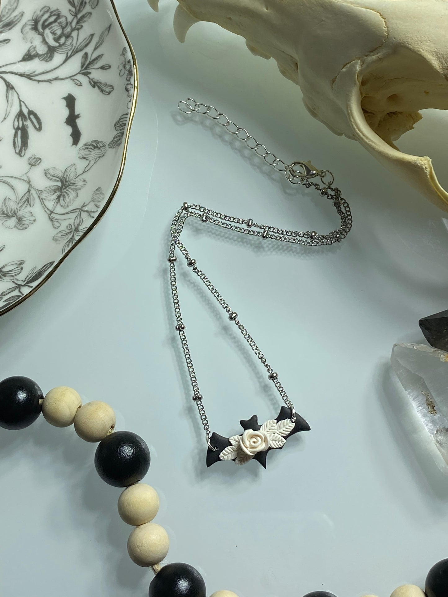 Floral Bat Choker