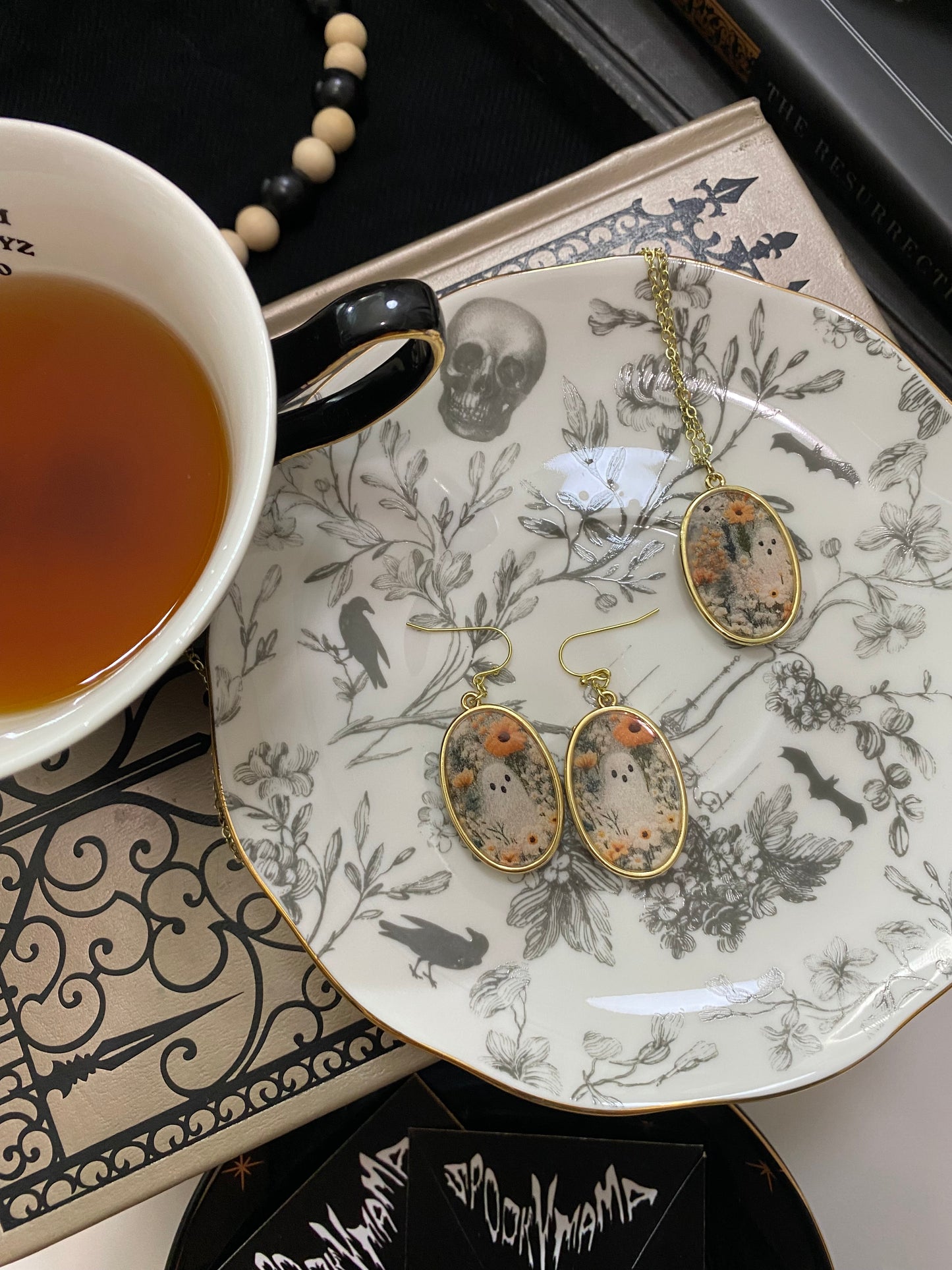 Vintage Ghost Earrings