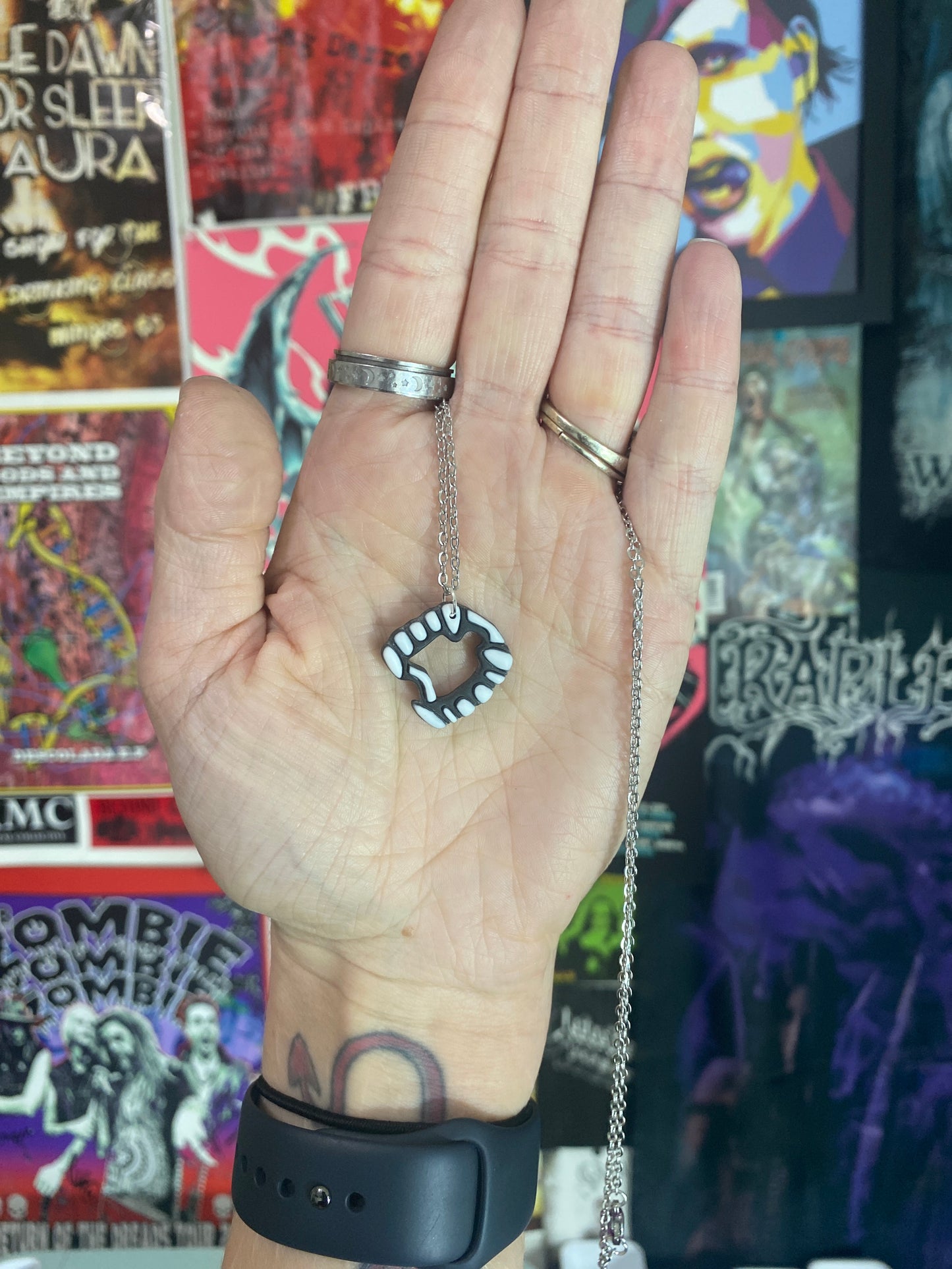Mini Vampire Fang Necklace