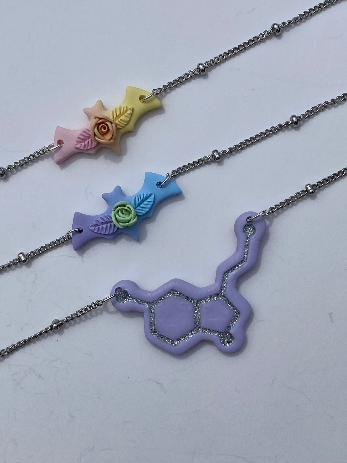 Seratonin Molecule Necklace