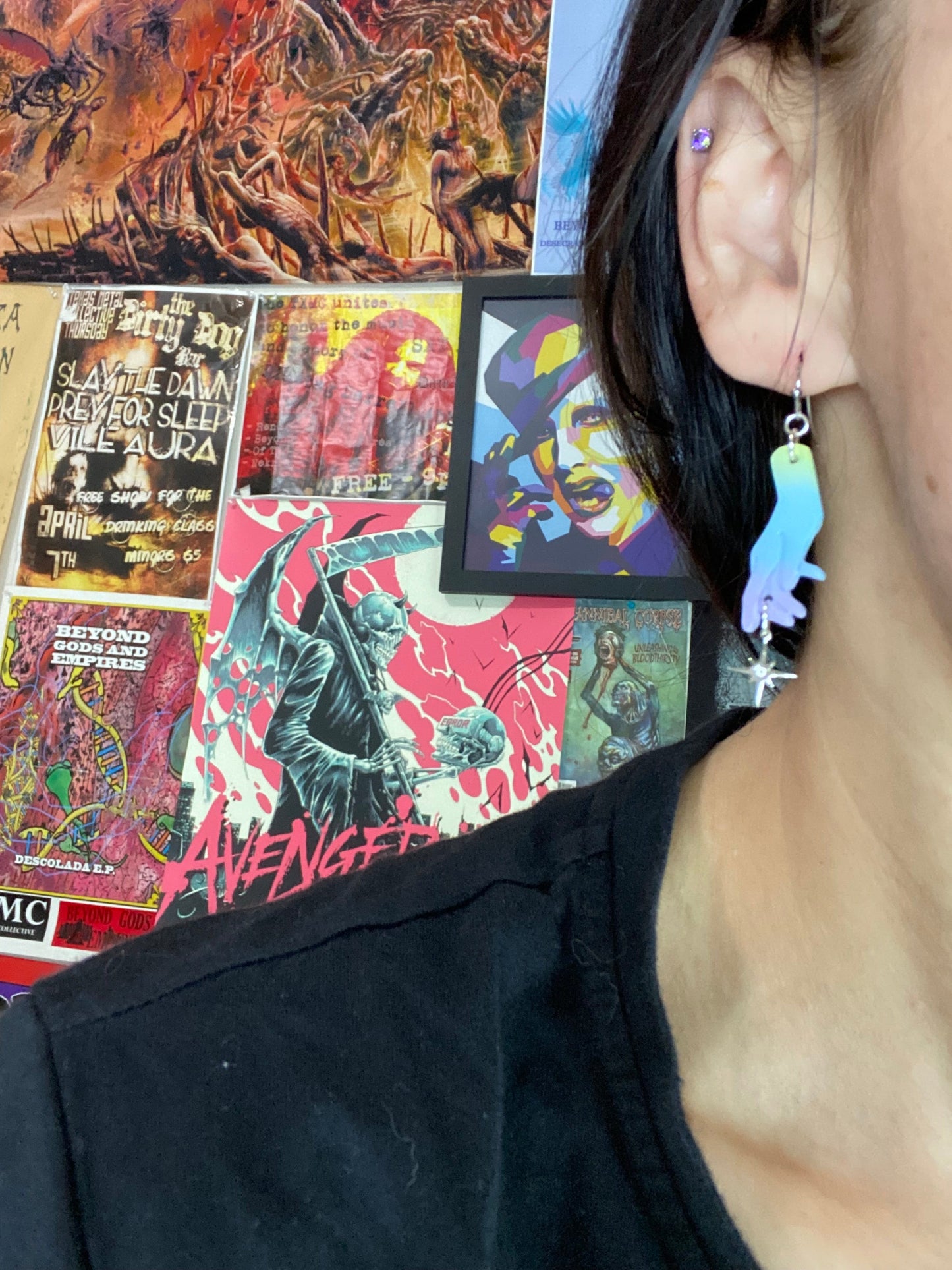 Celestial Hand Earrings