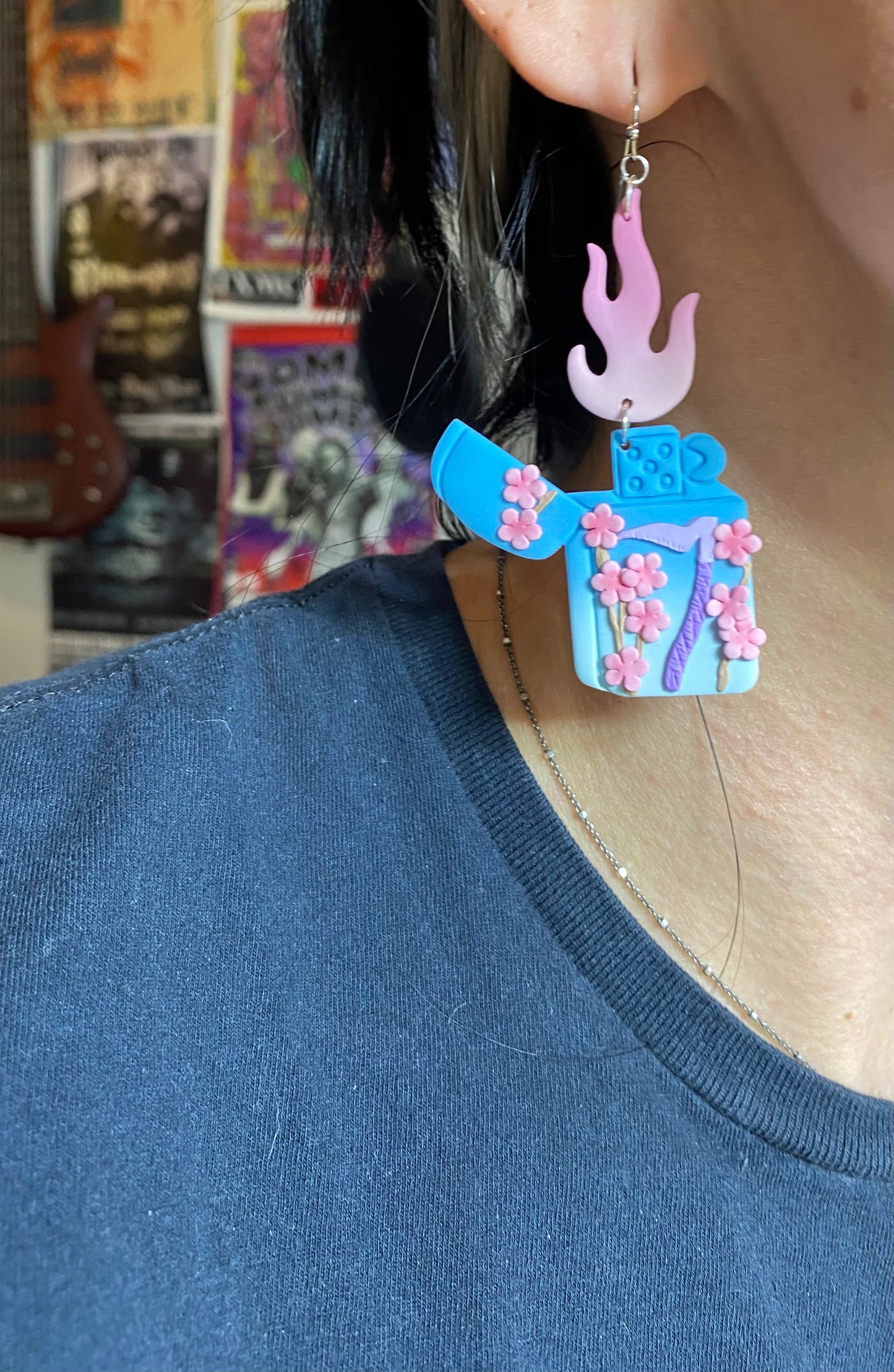 Pastel Scythe Lighter Earrings