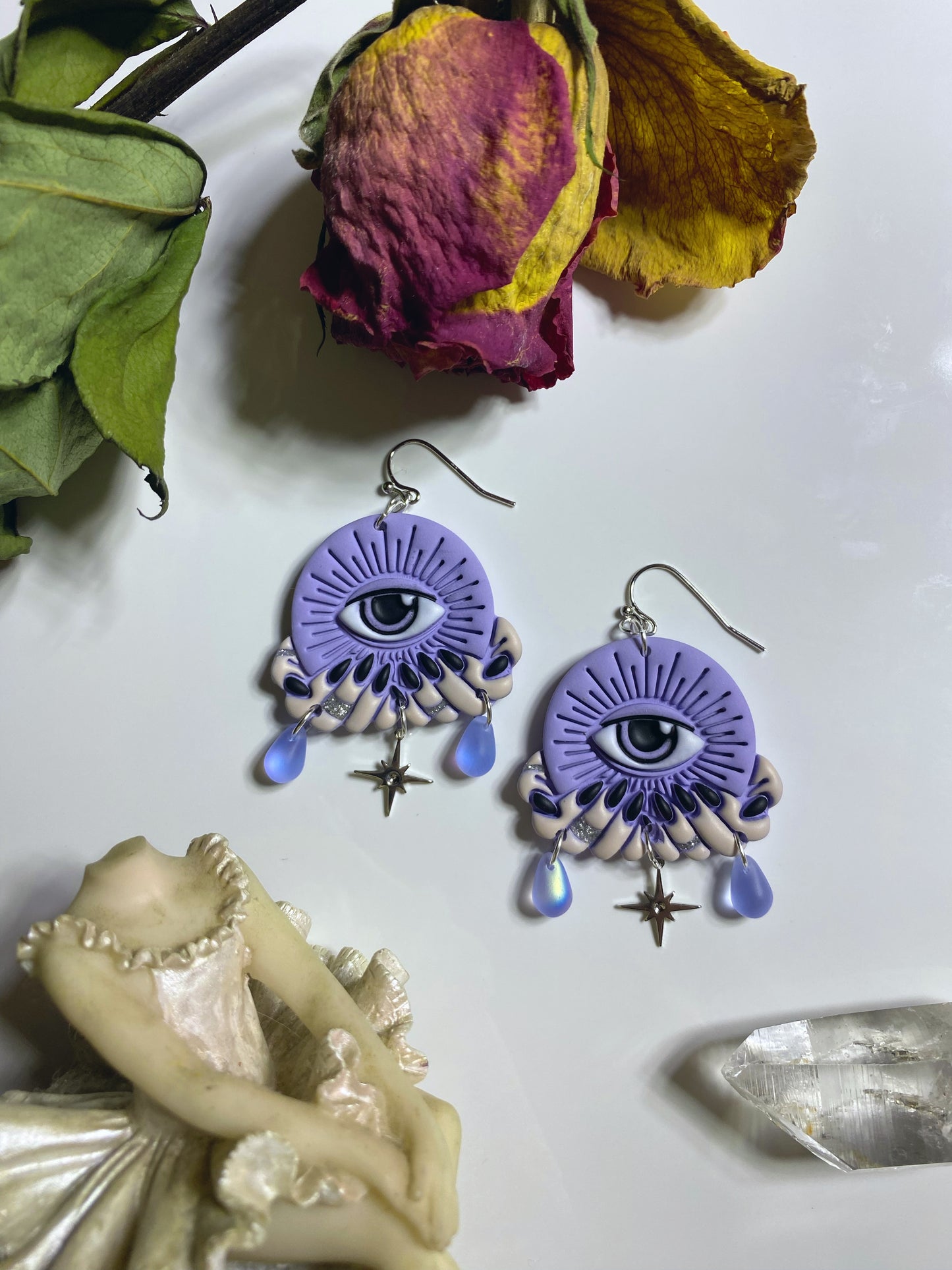Crystal Ball Earrings