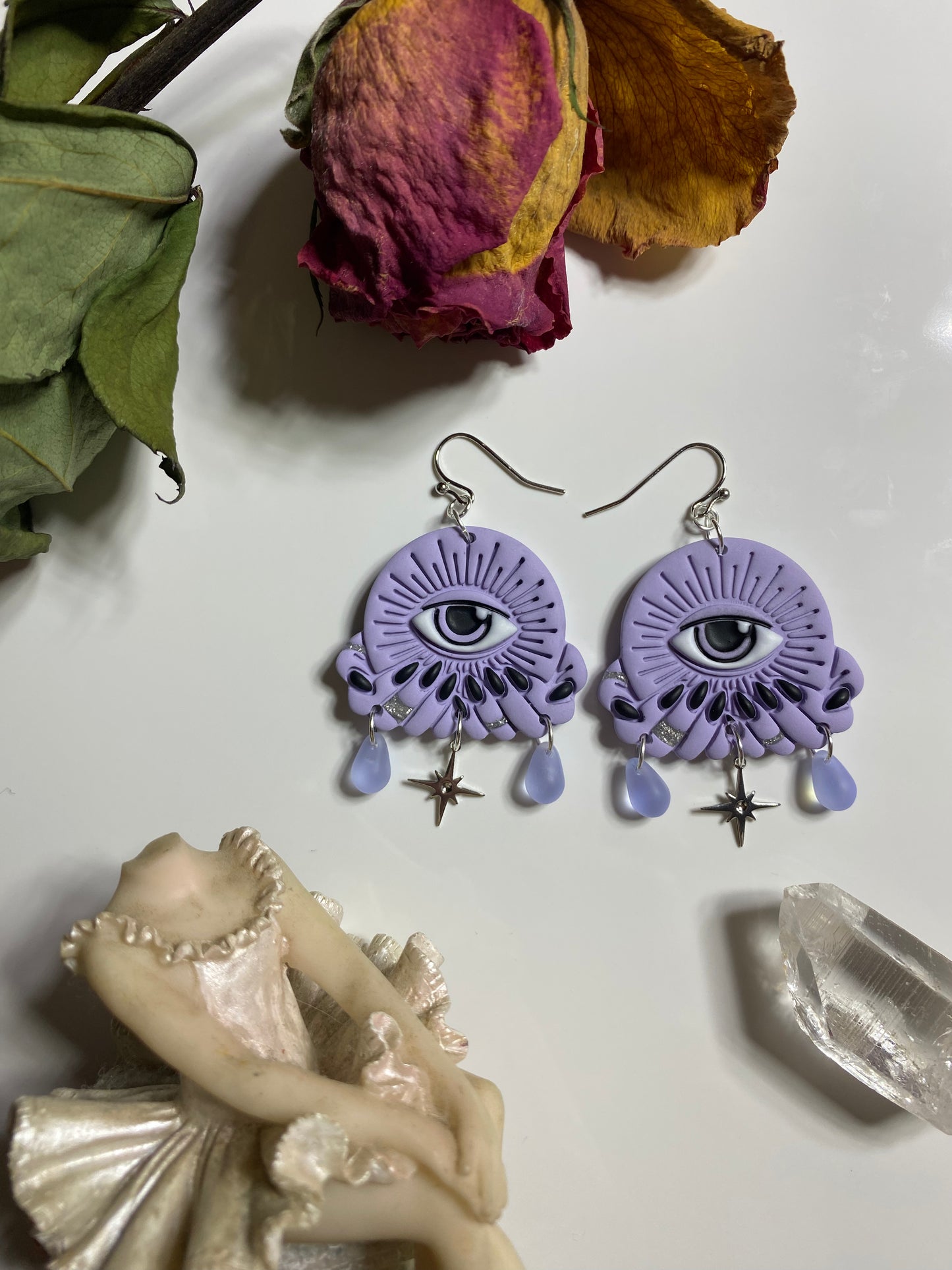 Crystal Ball Earrings