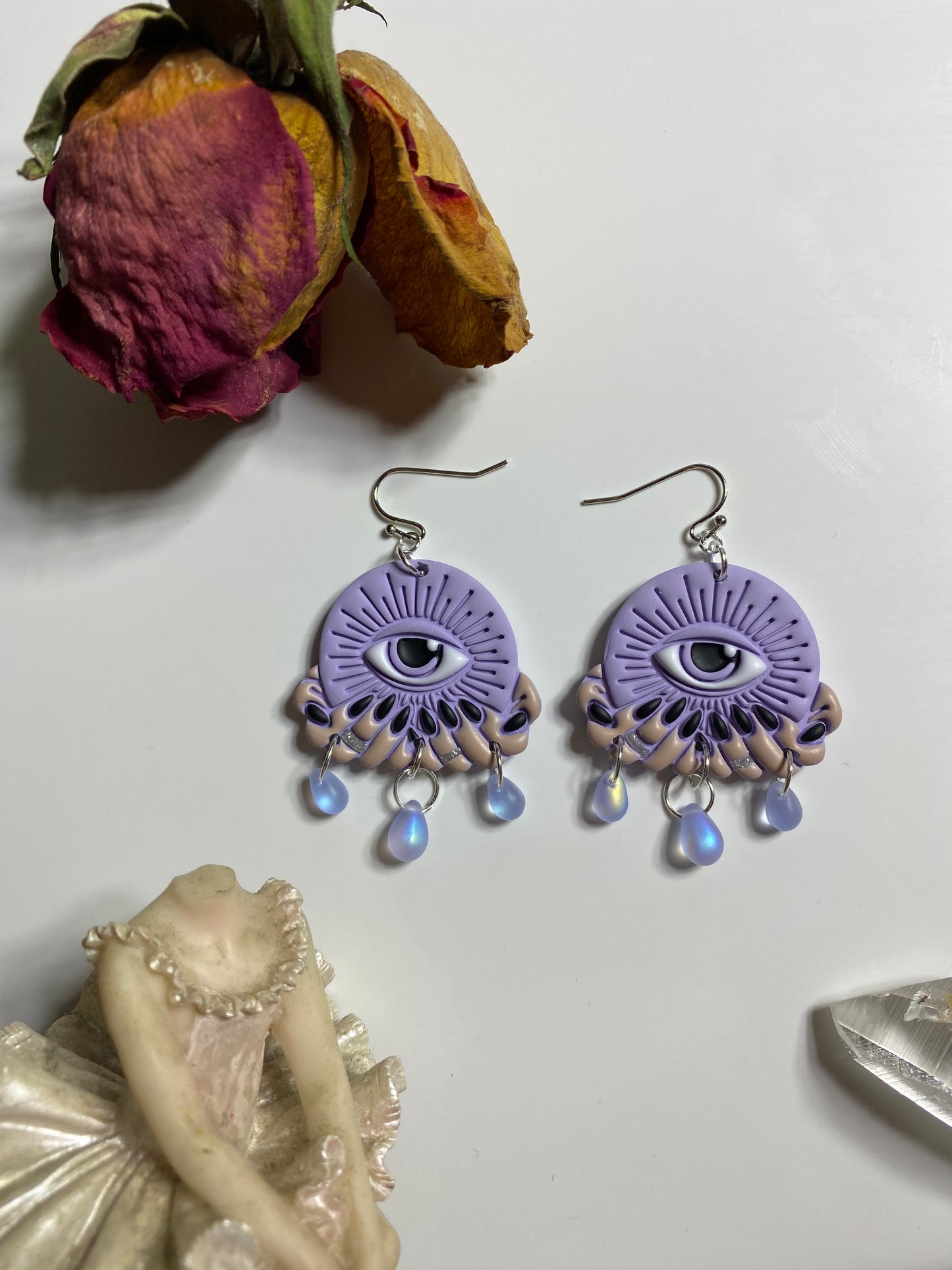 Crystal Ball Earrings