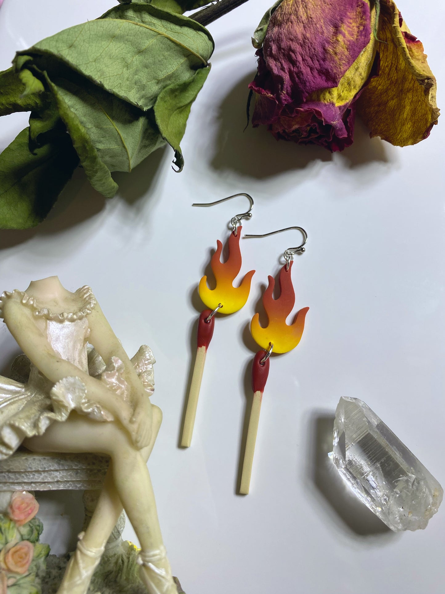 Matchstick Earrings
