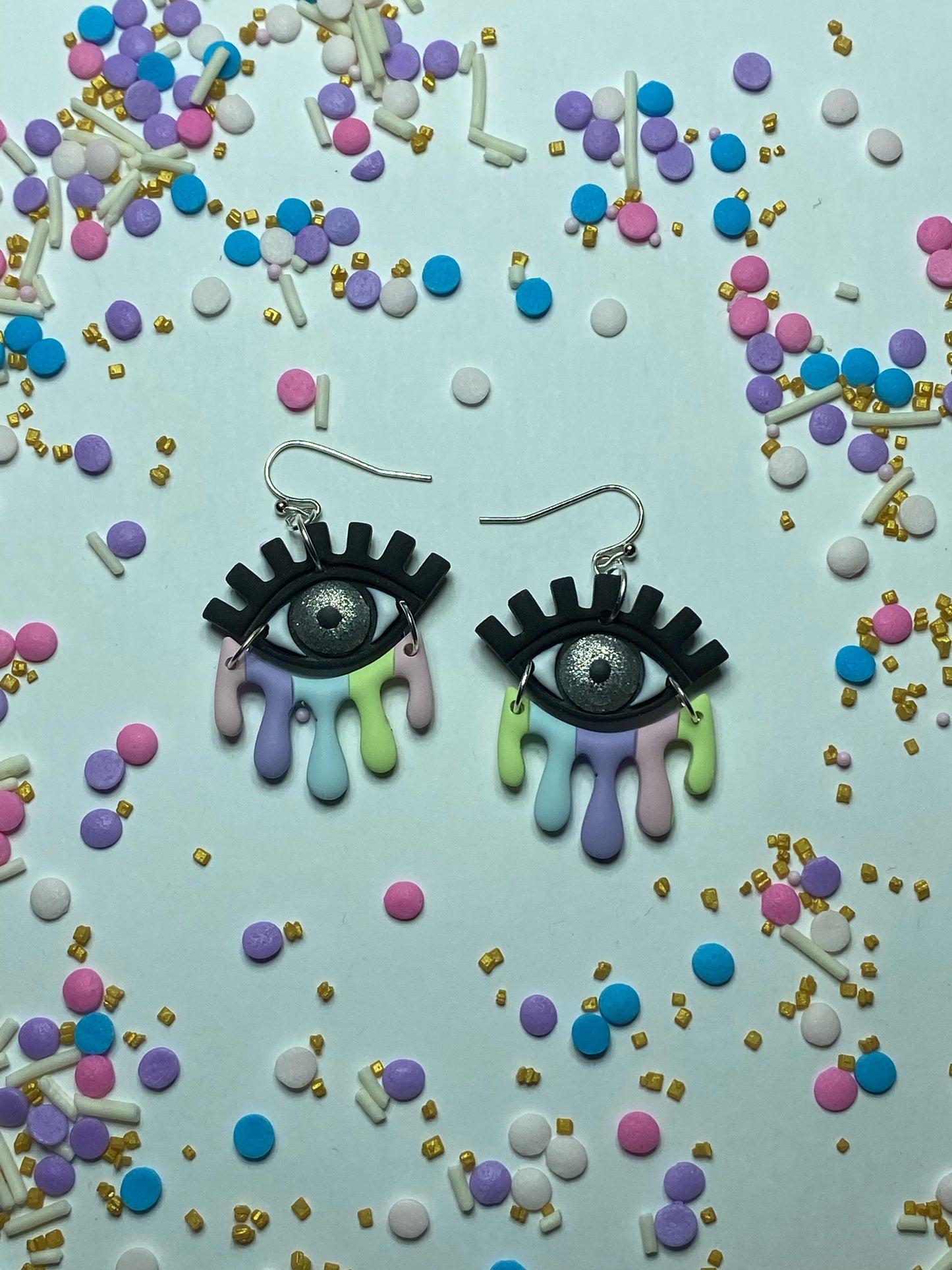 Crying Rainbow Earrings