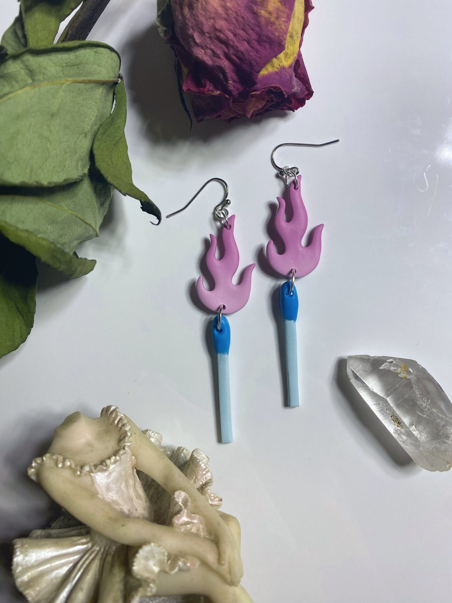 Matchstick Earrings