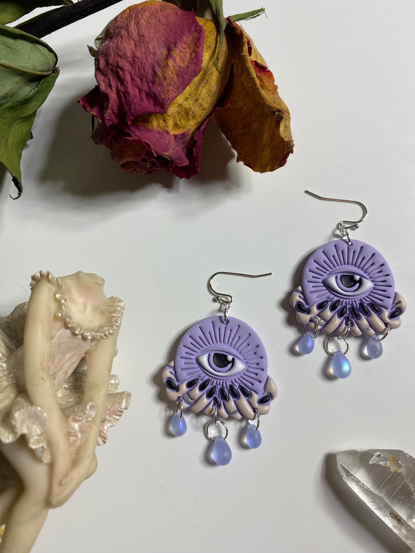 Crystal Ball Earrings