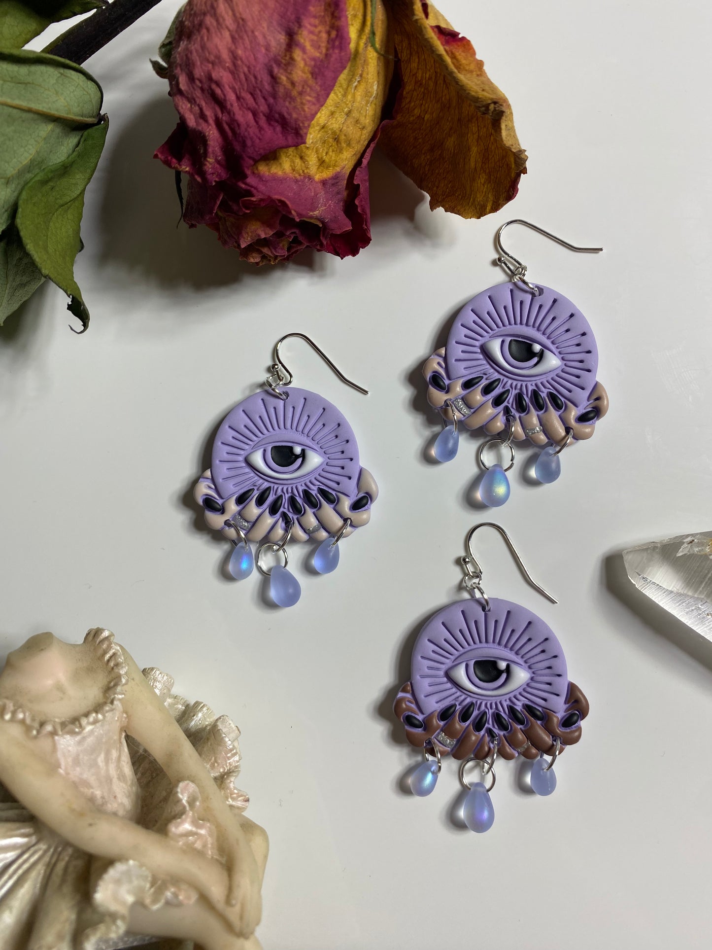 Crystal Ball Earrings