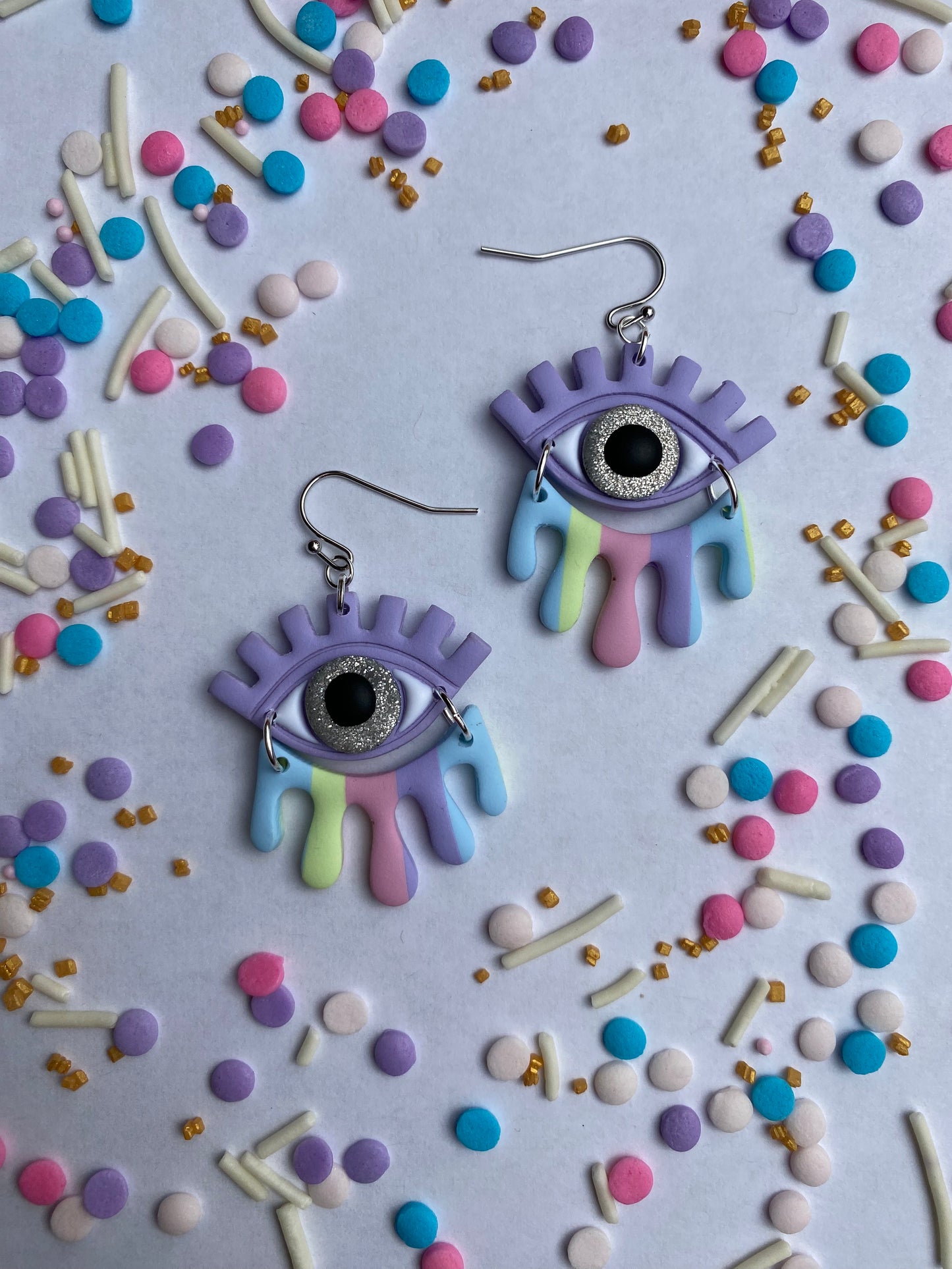 Crying Rainbow Earrings