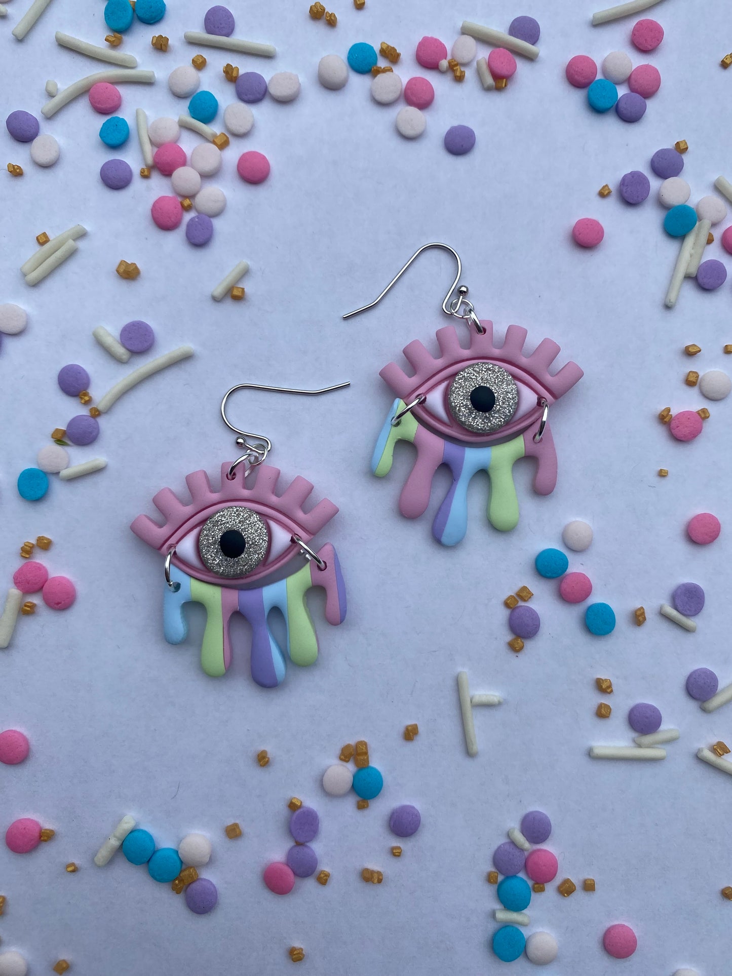 Crying Rainbow Earrings