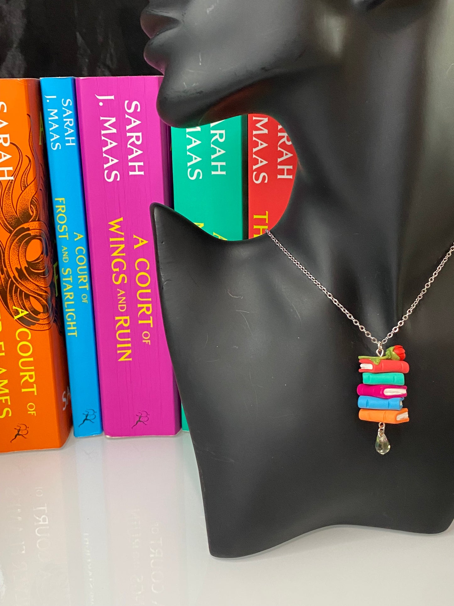 The Book Collector Earrings (Necklace Option)