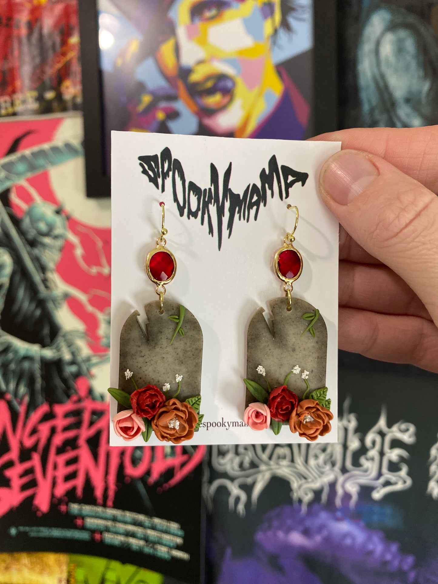 Tombstone Earrings