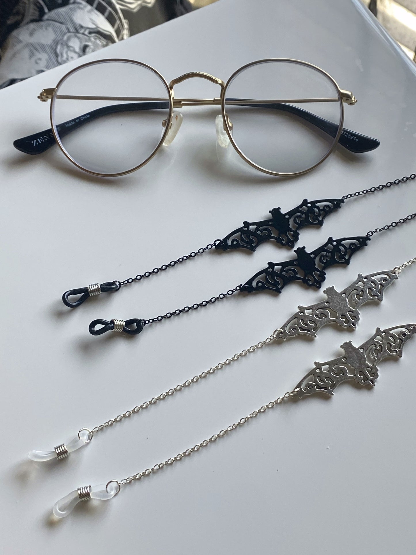 Bat Glasses Chain