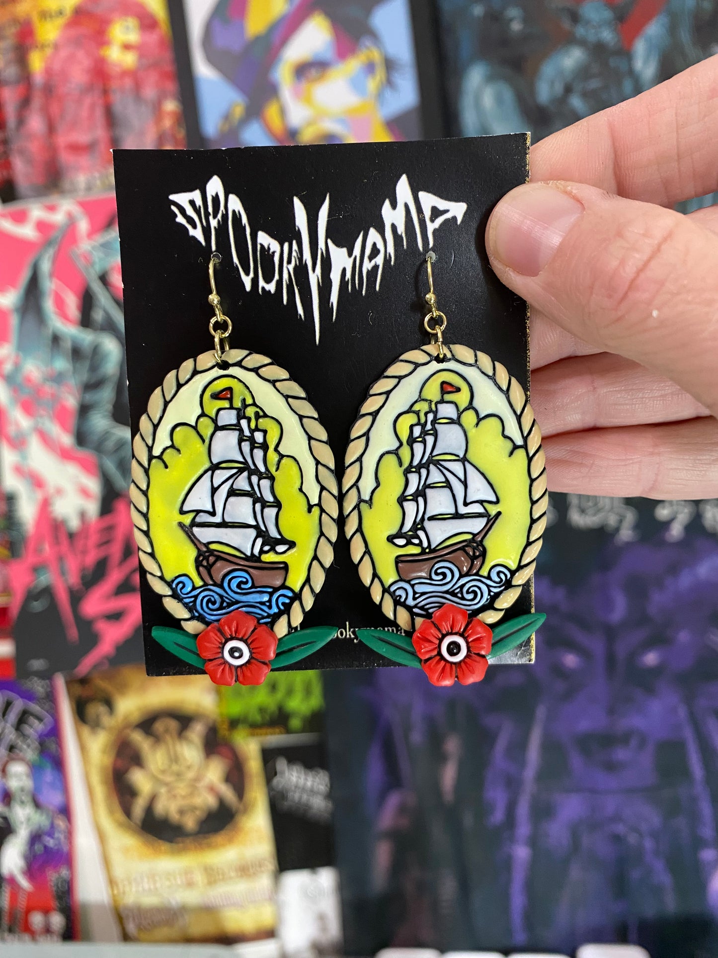 Rigged Ship Earrings