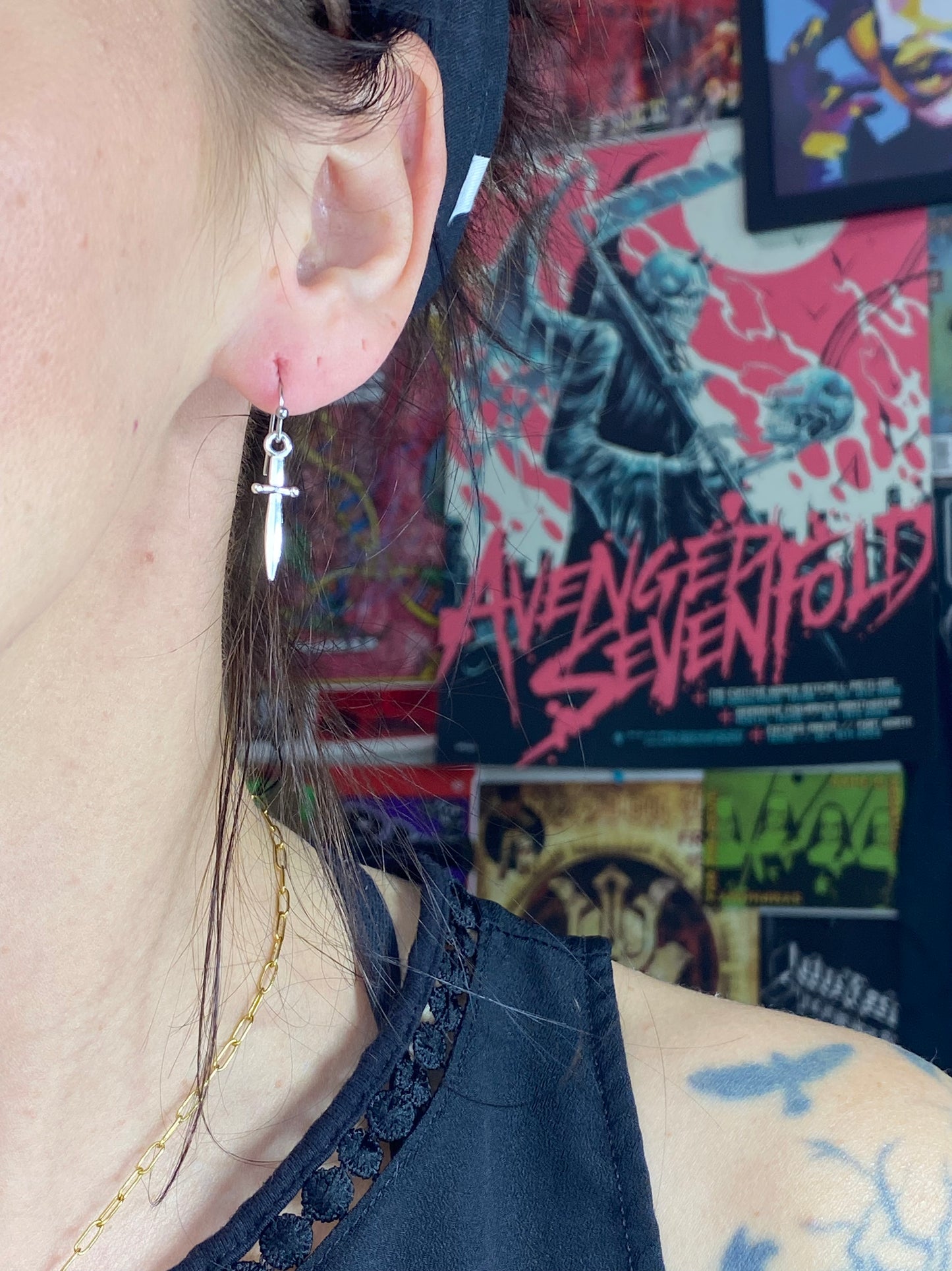 Dagger Earrings