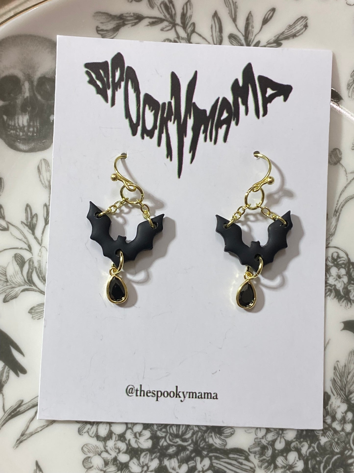 Classy Bat Earrings