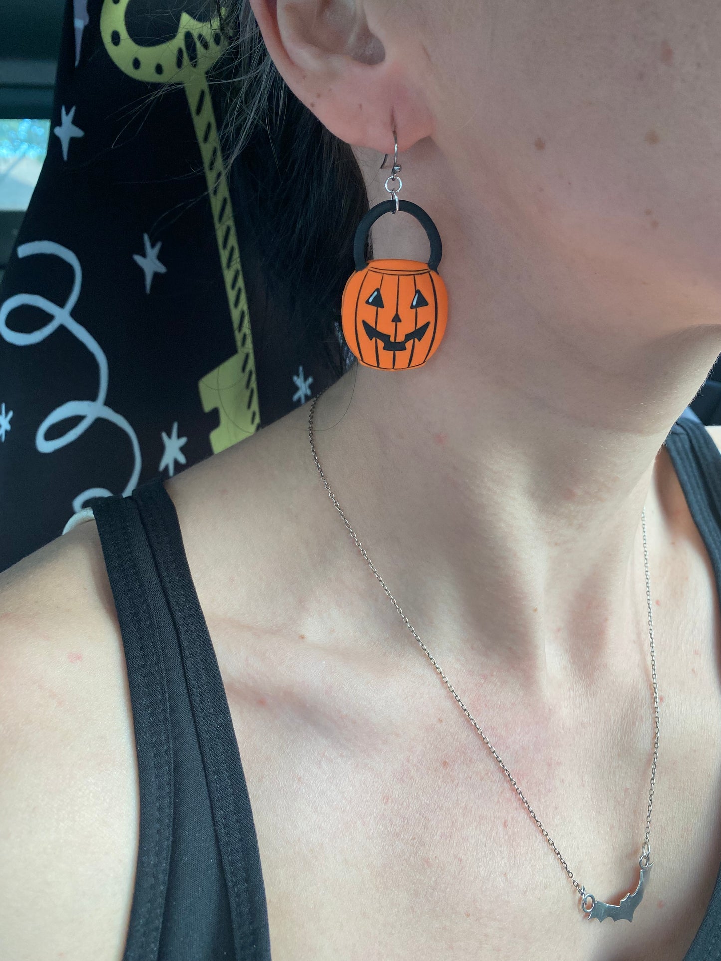 Trick or Treat Pumpkin Earrings