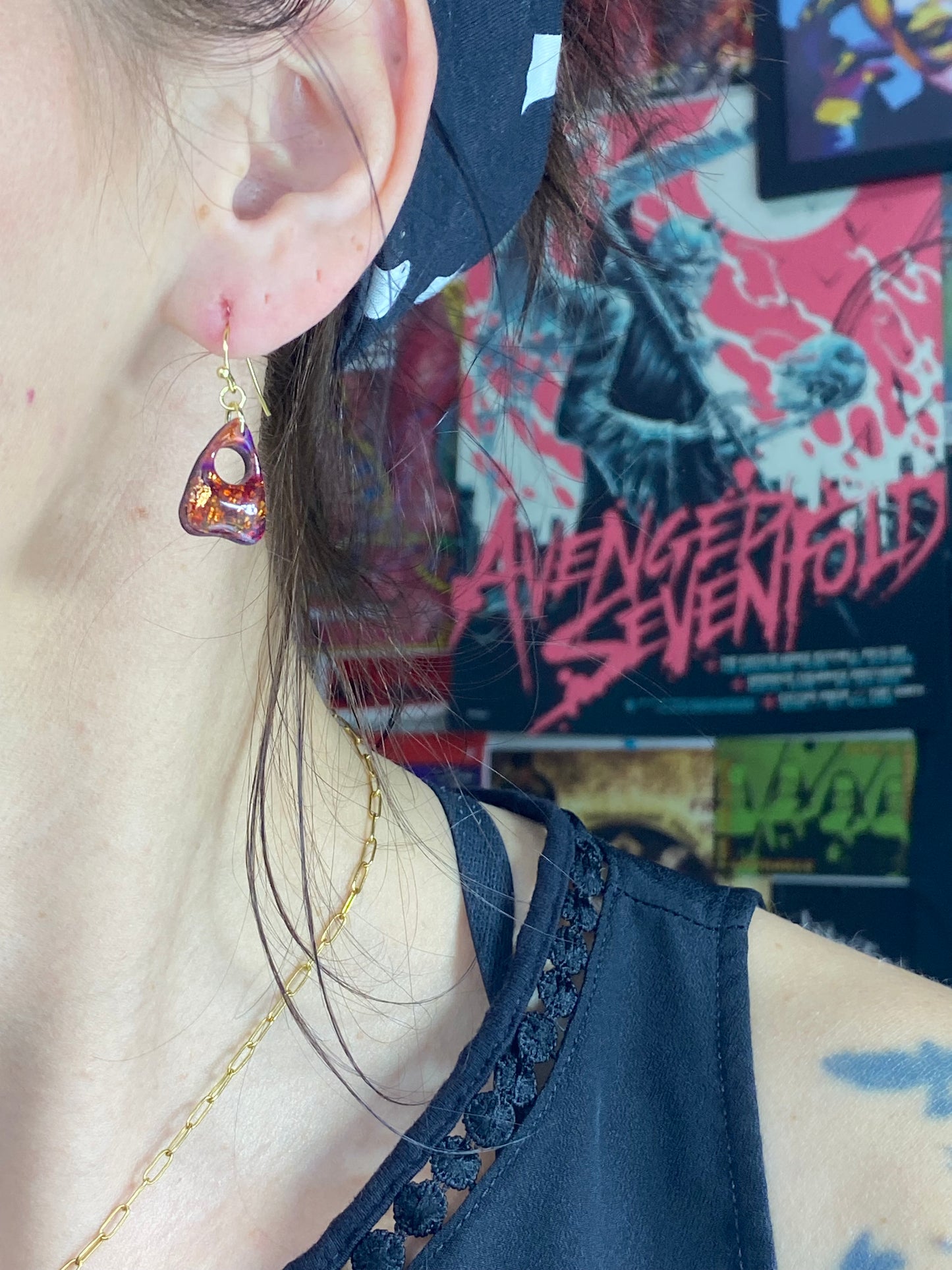 Mini Planchette Earrings