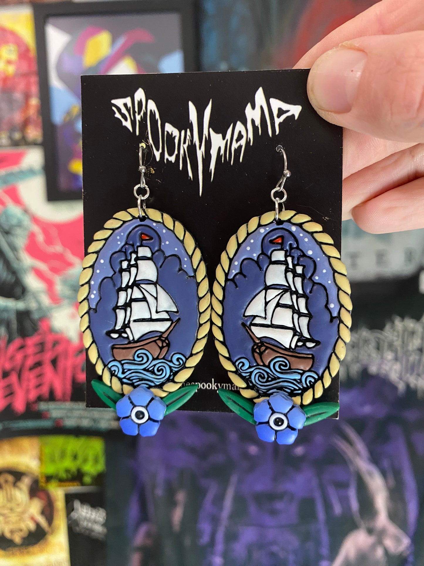 Rigged Ship Earrings
