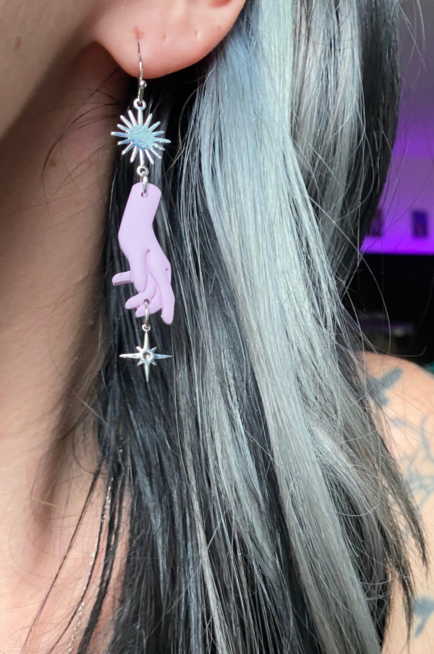 Celestial Hand Earrings